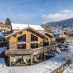 Шале Bellevue, Piscine Interieure, Spa, Vue Жерарме