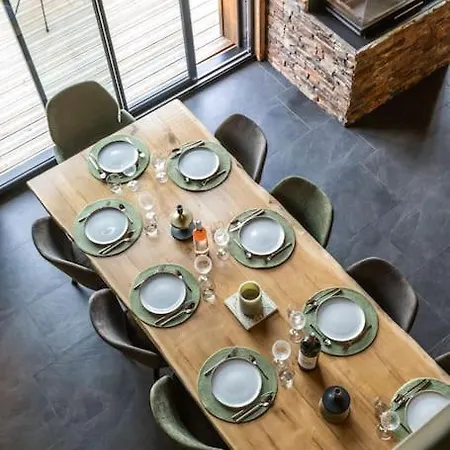 شاليه Chalet Bellevue, Piscine Interieure, Spa, Vue Lac