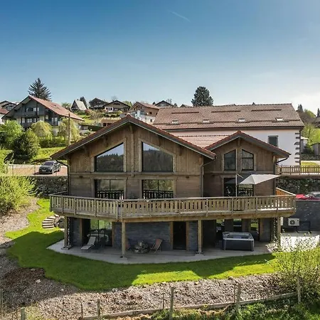 شاليه Chalet Bellevue, Piscine Interieure, Spa, Vue Lac