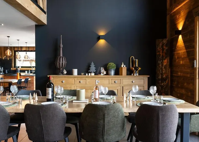 Chalet Bellevue, Piscine Interieure, Spa, Vue *