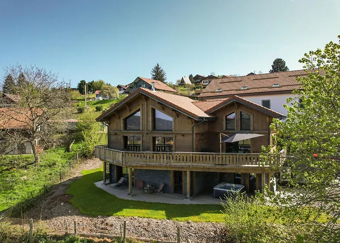 Chalet Bellevue, Piscine Interieure, Spa, Vue *