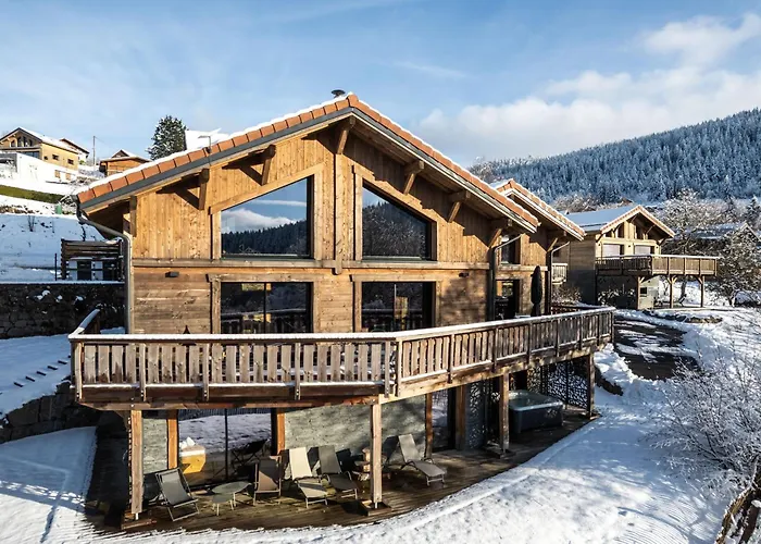 Chalet Bellevue, Piscine Interieure, Spa, Vue